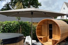 Parasol-Solero-Sublimo-Taupe-3m-rond