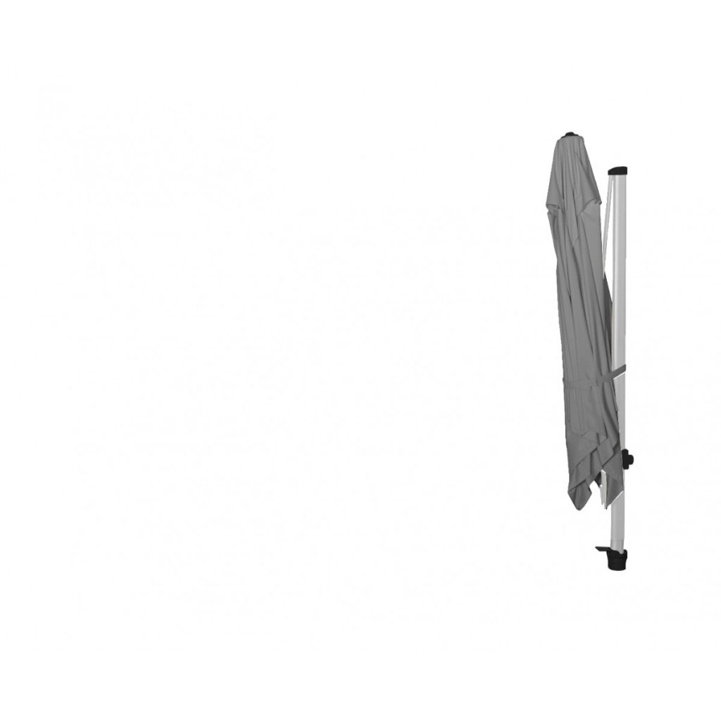 Solero Zweefparasol Fratello Pro 2.0 platinum grijs 3m x 3m - Afbeelding 3
