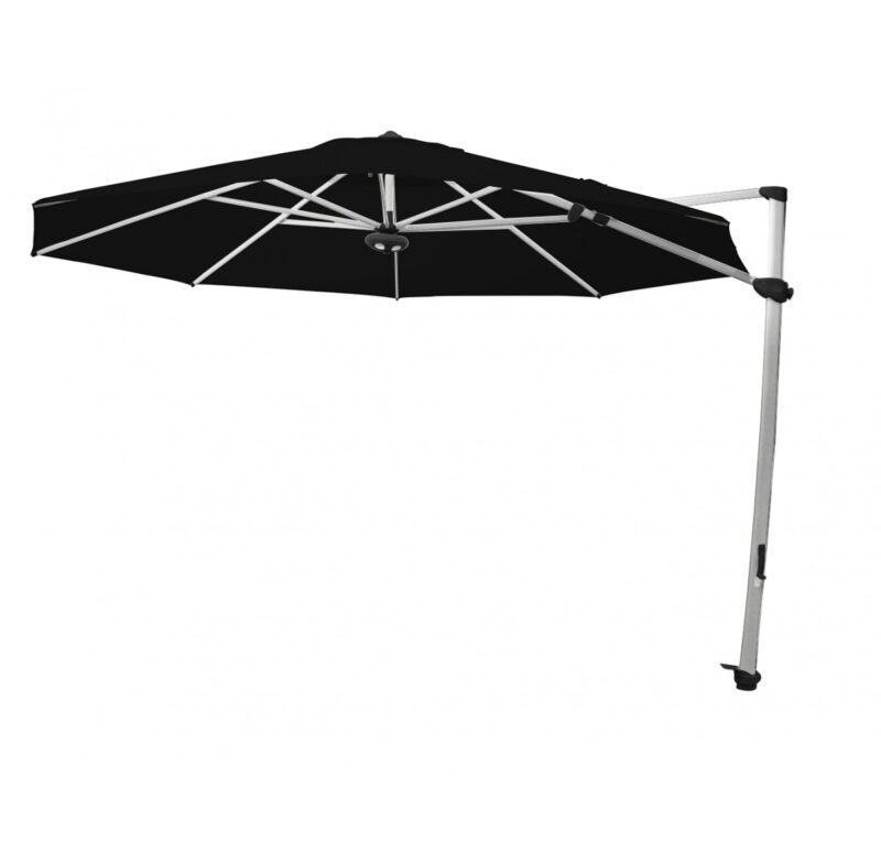 Solero Zweefparasol Laterna Pro zwart Ø 3,5 m