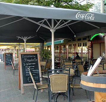 Vochtig Variant Conventie PARASOLS XL | Luxe Zwevende of Hangende Horecaparasol voor uw Terras